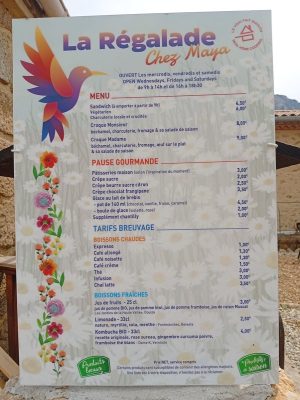 regalade carte menus